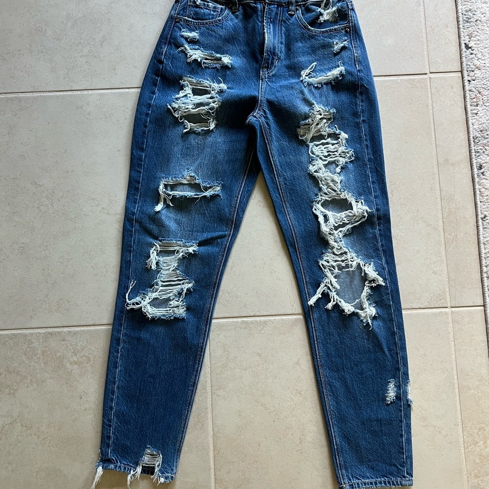 American Eagle mom jean